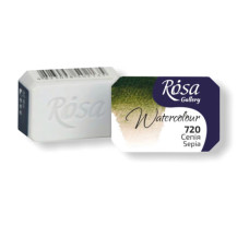 Краска акварельная ROSA GALLERY 2,5 мл сепия 720